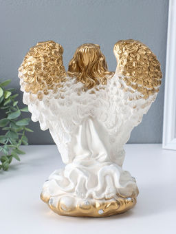 Фигура "Ангелина" белая, 27х14х15 см