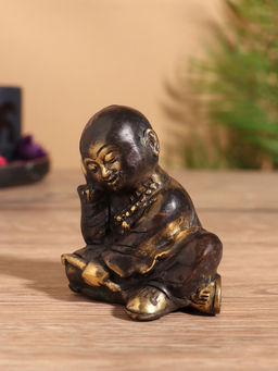 Сувенир «Монах», 7×6×7 см, бронза