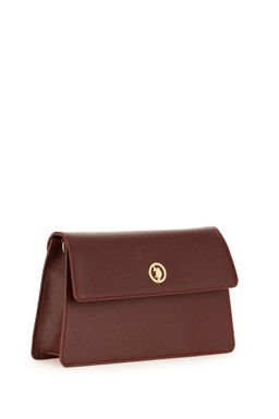 Женская бордовая сумка через плечо Неожиданная скидка в корзине - U.s. polo assn фото 4