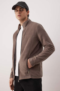 Lacivert Regular/Normal Kesim Fermuarl? Polar Sweatshirt TMNAW26SW00063 - Trendyolmilla фото 23