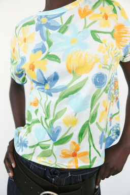 PRINTED T-SHIRT - Zara фото 37