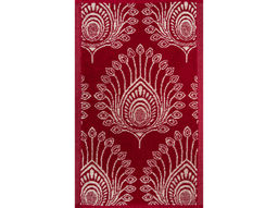 1с105.413ж1 Павлиний глаз (бордо) Полотенце махровое 50х30 см
