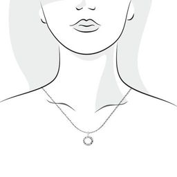 Подвеска с куб.цирконием и эмалью - Серебряные крылья фото 2