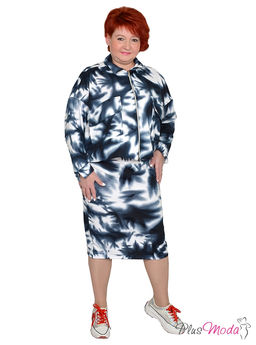 Юбка Модель №1536 размеры 44-84 - Plusmoda фото 5