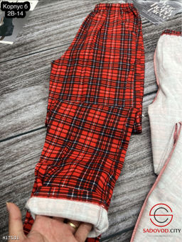 Брюки женский с мехом с принтом