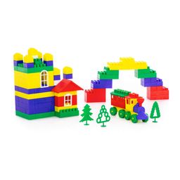 Конструктор Строитель (Макси-плюс, 350 элементов) (в мешке) - Полесье фото 3