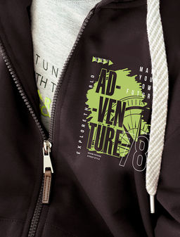 Худи на молнии из премиального футера на молнии