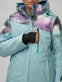 Горнолыжный костюм женский большого размера голубого цвета 02263Gl - Chunmai фото 11