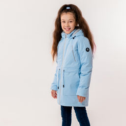 RODOS Куртка для девочки мембрана демисезон М-273 Голубой