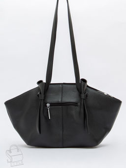 Сумка женская кожаная 2394-1Y black Polina&Eiterou