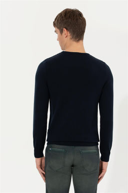 Мужской темно-синий свитер Неожиданная скидка в корзине - U.s. polo assn фото 5