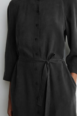 VESTIDO CAMISERO MIDI CON CINTUR?N - H&m фото 7