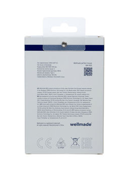 Мышь WELLMADE M03, беспроводная, оптическая, 1200 dpi, белая