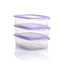 Контейнеры для продуктов 0,7лх3шт. прямоугольн. п/эт. "Каскад"