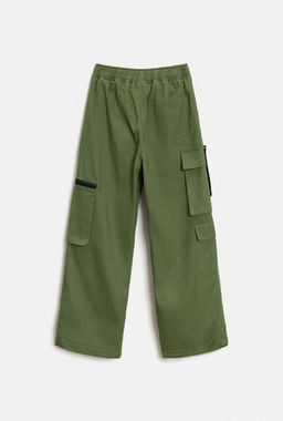 ACOOLA / Брюки (утепленные) детские для мальчиков Crack хаки  фото 5