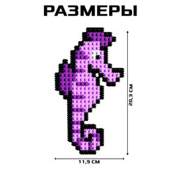 Конструктор мозаика Pixi. Морские зверята, 748 деталей - Unicon фото 5