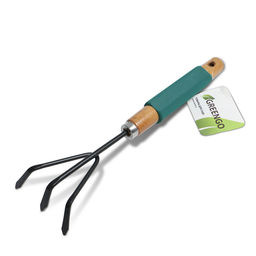 Рыхлитель Greengo, длина 30.5 см, 3 зубца, деревянная ручка с поролоном