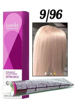 Стойкая краска 9/96 очень светлый блонд сандрэ фиолетовый LondaColor