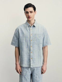 Верхняя сорочка джинсовая мужская / Zarina  фото 4