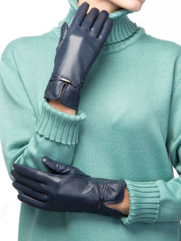 Перчатки женские 100% ш IS851 blue - Eleganzza фото 6