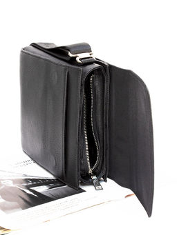 LACCOMA сумка 407-126-черный натуральная кожа