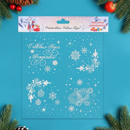 Наклейки на окна «Новогодние»