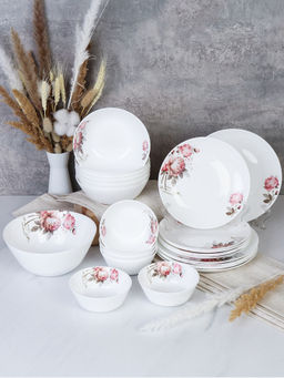 Столовый набор 25 предметов Евро с салатниками / 19/FLYGP8575672 (20032) /уп 2/ Чайная роза - ГалеонТрейд фото 2