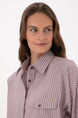 Kad_n Bordo _izgili Uzun Kollu G_mlek - U.s. polo assn фото 2