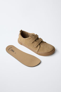 SPLIT SUEDE BAREFOOT TRAINERS