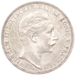 Монета 3 марки 1910 года A Германия (Пруссия)