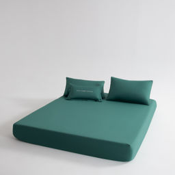 Комплект постельного белья Однотонный Сатин Элитный на резинке OCER009 180*200*30;160*200*30;140*200*30 2 спальный 4 Наволочки