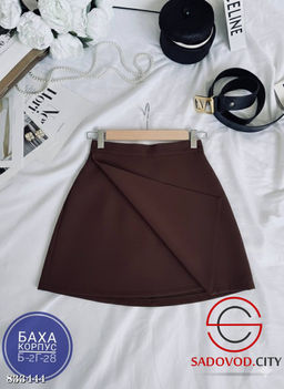 Юбка-шорты женские однотонные - Bruno фото 2
