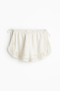 Pantalon playero corto con bordado ingles - H&m фото 6