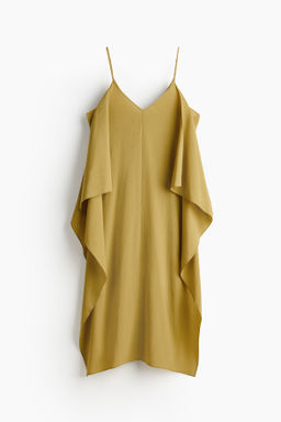 Vestido crep? drapeado