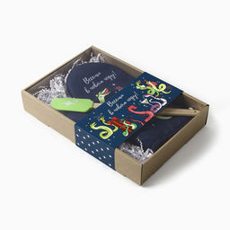 Набор подарочный новогодний Доляна "Веселья": Варежка-прихватка новогодняя, лопатка силикон