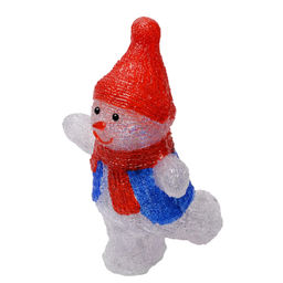 ULD-M2234-040/STA WHITE IP20 SNOWMAN-2 Фигура светодиодная Снеговик-2, 30*35см, 40 светодиодов. Белый свет. Провод прозрачный. TM Uniel - Volpe фото 3