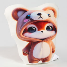 Игрушка антистресс Лисенок в костюме мишки - Mni mnu фото 3