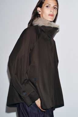 WATER-REPELLENT PARKA ZW COLLECTION - Zara фото 2