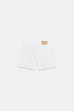 SHORTS Z1975 MOM FIT TIRO MEDIO / Blanco - Zara фото 8
