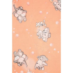 Постельное бельё BABY Мамонтенок, цвет персик 112х147 см, 110х150 см, 60х60 см, бязь - Атра фото 2