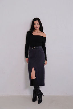 Юбка миди-макси с разрезом спереди - Martichelli фото 144