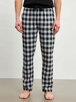 Standart Kal?p Ekose Erkek Pijama Alt