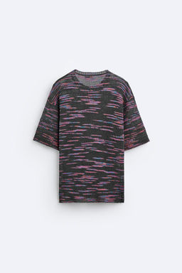 BUKUMLU DOKULU TRIKO T-SHIRT - Zara фото 8