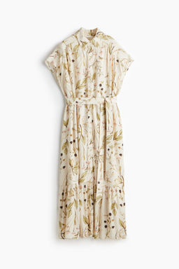 Vestido camisero con cintur?n de anudar