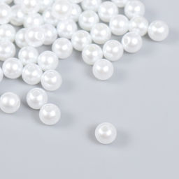 Цена за 2 шт. Бусины для творчества «Жемчуг» набор d=0.8 см 20 г