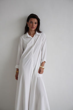 Martichelli Платье голубое с принтом воздушное  фото 14