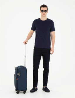 Lacivert Slim Fit Basic Ti__rt - Pierre cardin фото 4