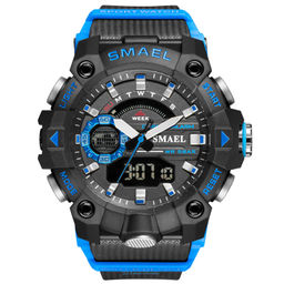 Часы наручные Smael электронные SM8040black-blue