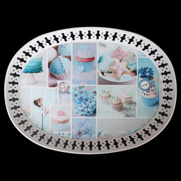 Поднос овальный 34 см / HX-20173425B-2 /уп 1/ - Галеонтрейд фото 4