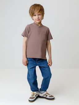 КР 302391/капучино 1312 к638 фуфайка (футболка) для мал